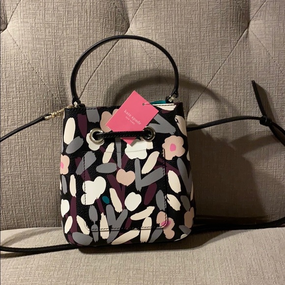 NWT Kate Spade Small Bucket Floral Bag - Picture 7 of 8